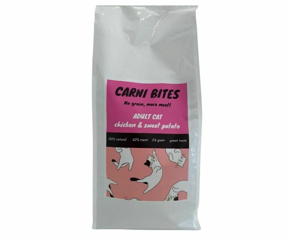 Carni Bites Chat Adult, Contenu: Croquettes 1.5 kg