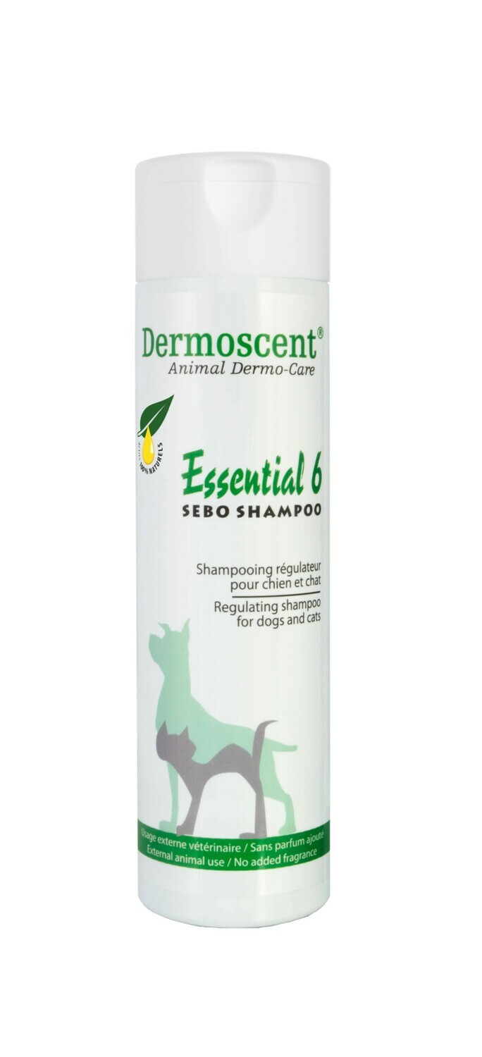 Essential 6 Sebo Shampoo | Voor honden en katten met kerato seborreÃ¯sche huidproblemen