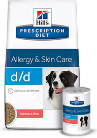 Hill's Prescription Diet Hond D/D Zalm & Rijst Hill's Prescription Diet Hond D/D Zalm & Rijst