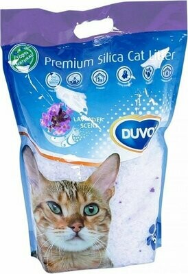 Litière pour chats Premium Silica Lavande 5 l
