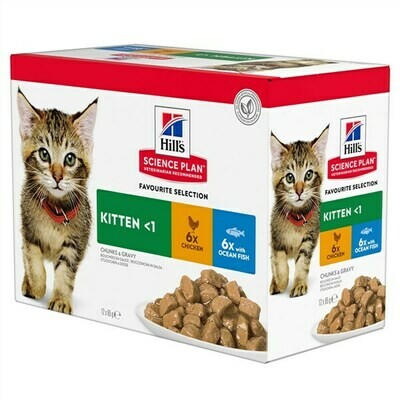 Hill's Science Plan Chaton Multipack Classic 12 x 85 g