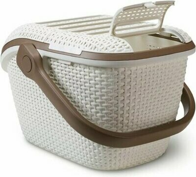 Panier de transport Curver Blanc