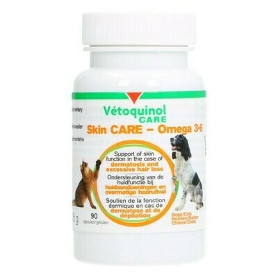 Vétoquinol Skin Care Omega 3-6 90 comprimés