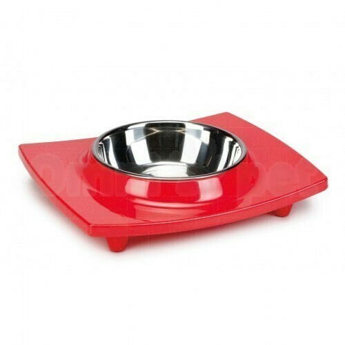 Voederkom Melamine Suki Rood