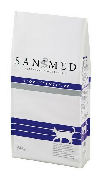Sanimed Skin (Atopy) Sensitive Chat, Contenu: Croquettes 1.5 Kg