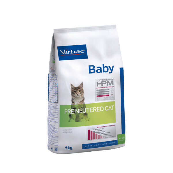 Virbac HPM Baby Pre Neutered Kat, Inhoud: Brok 0.4 Kg