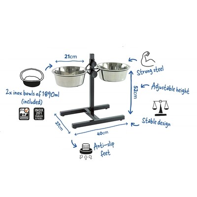 Duvo Twin Feeder Chien