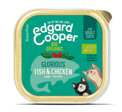 Edgard & Cooper Adult Kat Glorious Fish & Chicken Bio Organic