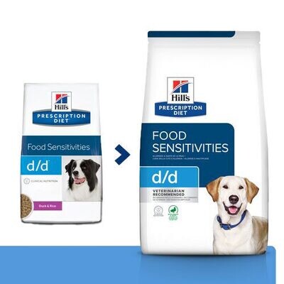 Hill's Prescription Diet Hond D/D Eend & Rijst