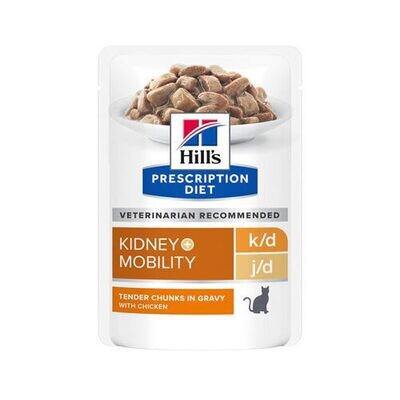 Hill's Prescription Diet Chat Kidney + Mobility K/D + J/D