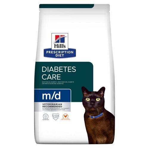 Hill's Prescription Diet Chat Diabetes Care M/D, Contenu: Croquettes 1.5 kg