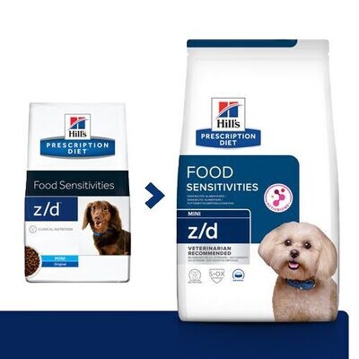 Hill's Prescription Diet Hond Food Sensitivities Z/D Mini