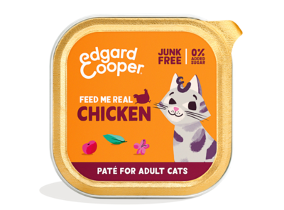 Edgard & Cooper Adult Kat Kuipje met Kip