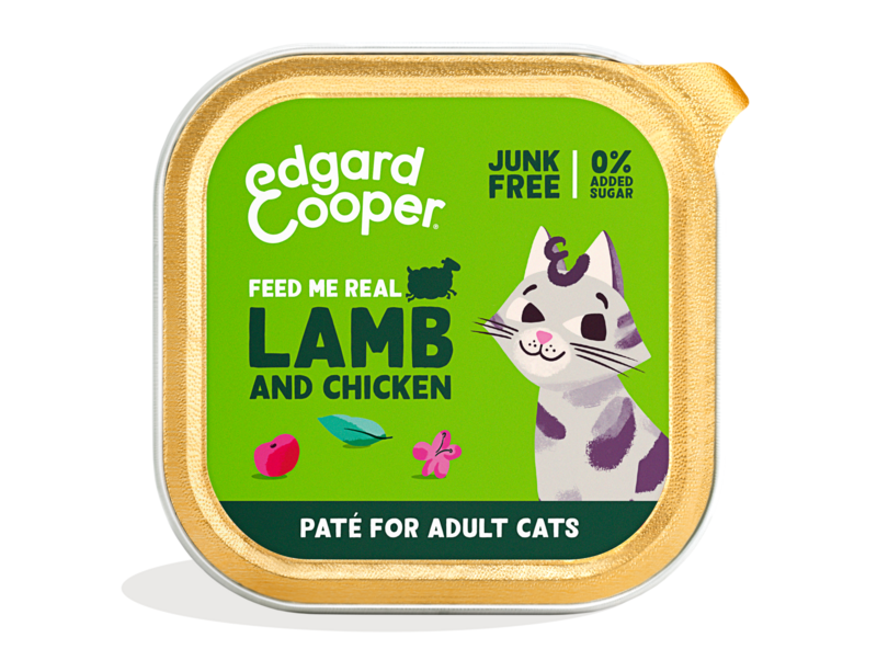 Edgard & Cooper Adult Kat Kuipje met Kip & Lam