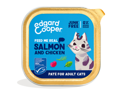Edgard & Cooper Adult Kat Kuipje met Kip & Zalm