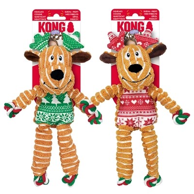 Kong holiday floppy knots reindeer Kong holiday floppy knots reindeer