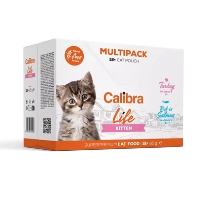 Calibra Cat Life Kitten Multipack Pouch 12x85 gr