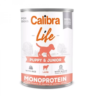 Calibra Dog Life Puppy/Junior Lamb 6x400 gr