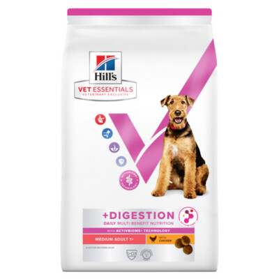 Hill's Vetessentials Multi-Benefit + Digestion Hond Adult Medium