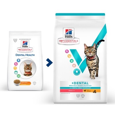 Hill's Vetessentials Multi-Benefit + Dental Kat Adult 1+