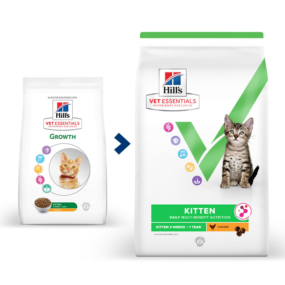 Hill's Vetessentials Multi-Benefit Kitten, Inhoud: Brok 1.5 kg