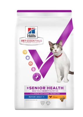 Hill's Vetessentials Multi-Benefit + Senior Health Chat Mature Adult 7+