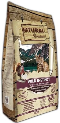 Natural Greatness Chat All Age Medium & Large breed Wild Instinct Recipe
