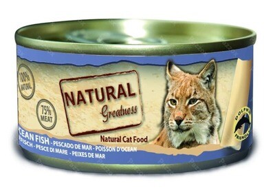 Natural Greatness Kat Ocean Fish Blikje 70 g Natural Greatness Kat Ocean Fish Blikje 70 g