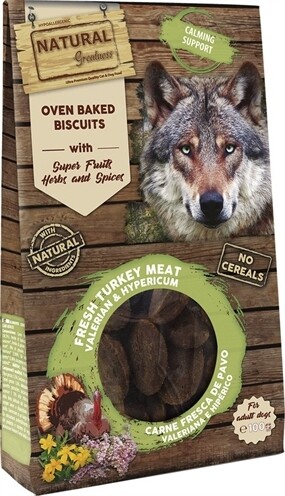 Natural Greatness Oven Baked Biscuits Calming Support Hond 100 g