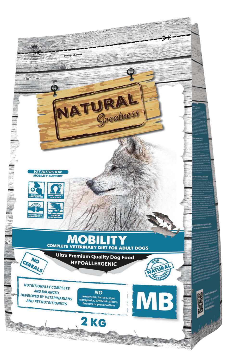 Natural Greatness Veterinairy Diet Mobility Chien