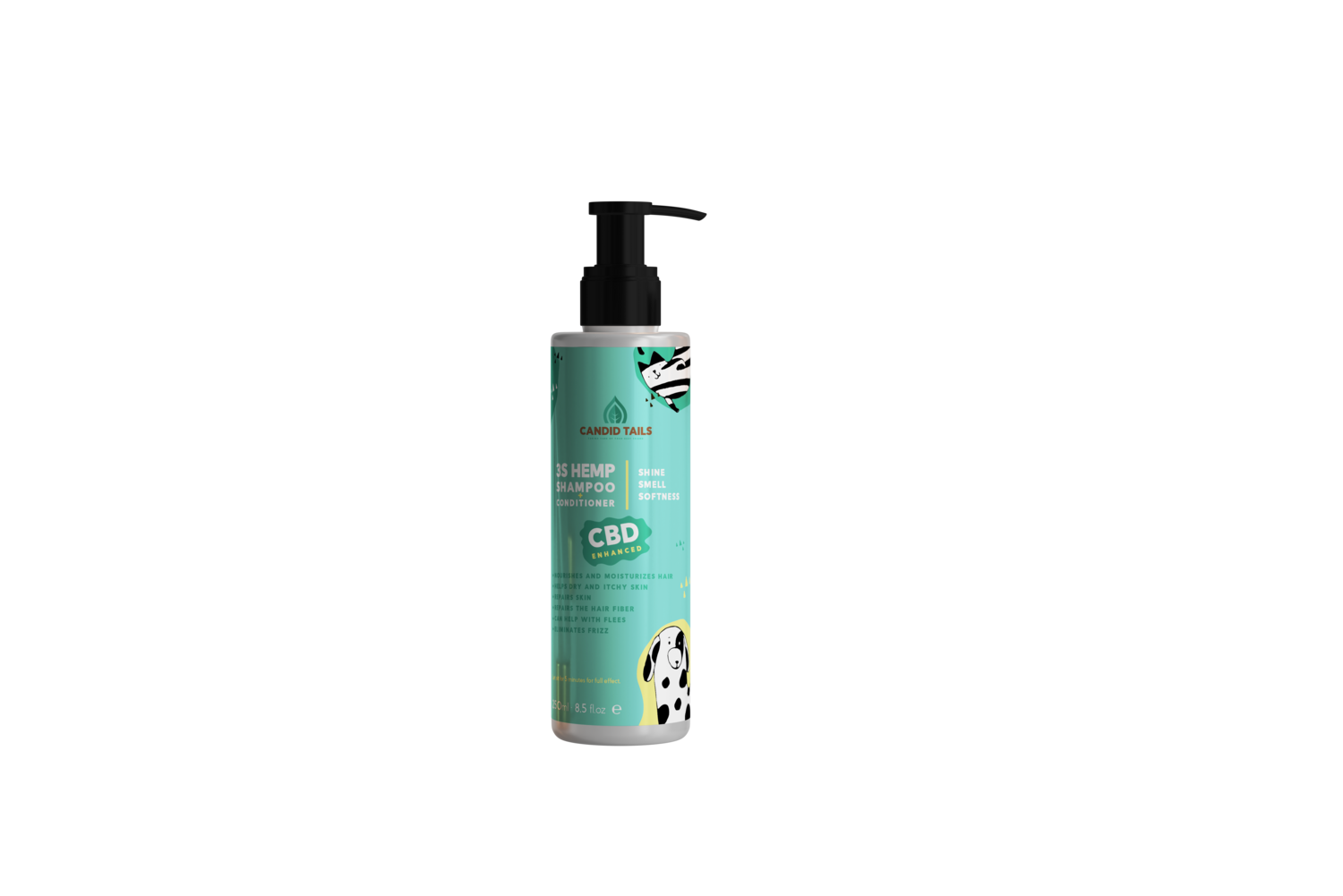 Candid Tails 4S Hennep CBD Enhanced Shampoo 250 ml