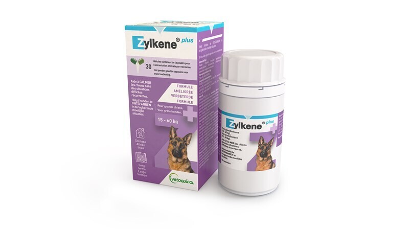 Zylkene Plus 225 mg Chien 30 Caps, Contenu: Zylkène Plus 450 mg Chien 30 Caps