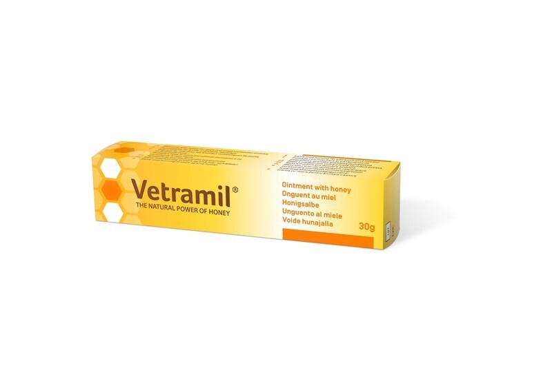 Vetramil, Inhoud: Vetramil Honingzalf 30 g