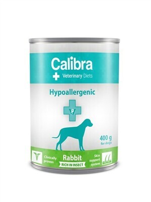 Calibra Veterinary Diets Hypoallergenic Rabbit Hond 6 x 400 g