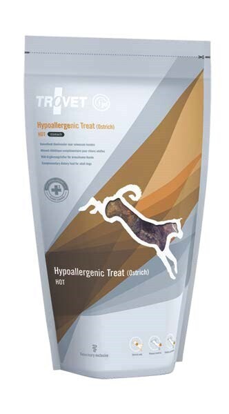 Trovet HOT Hypoallergenic Treat (Ostrich) Stomach Chien 150 g