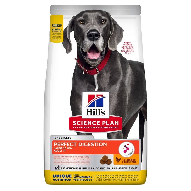 Hill's Science Plan Hond Perfect Digestion Large Breed Adult Kip