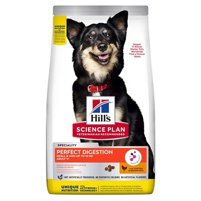 Hill's Science Plan Hond Perfect Digestion Small Breed Adult Kip Hill's Science Plan Hond Perfect Digestion Small Breed Adult Kip