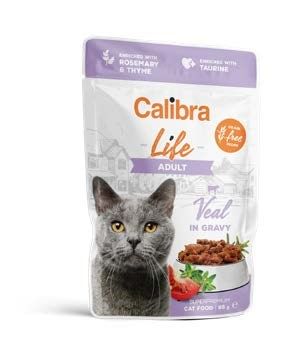 Calibra Cat Life Adult Veal Pouch 28 x 85 g