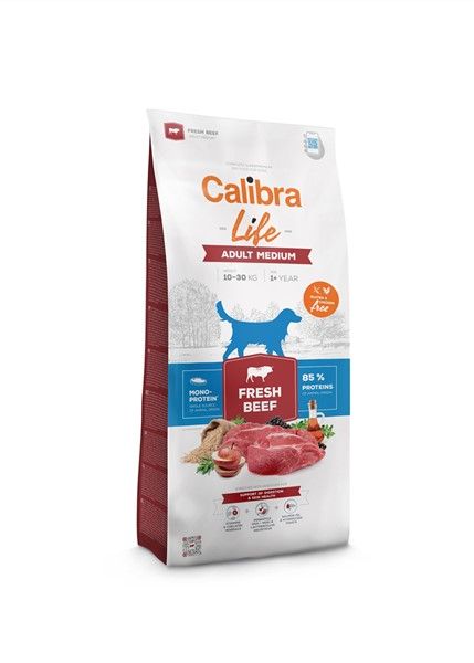 Calibra Dog Life Adult Medium Breed Fresh Beef