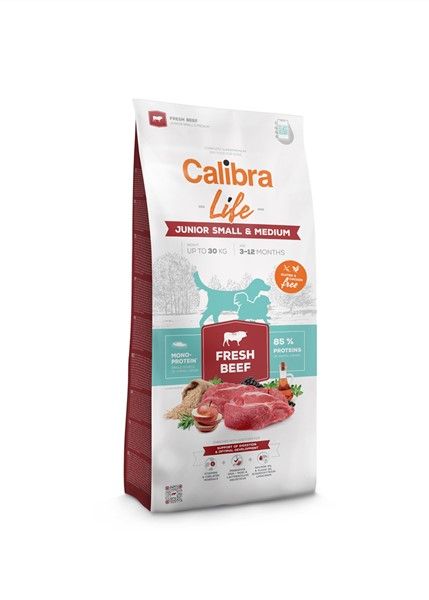 Calibra Dog Life Junior Small/Medium Breed Fresh Beef