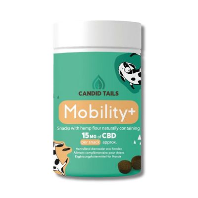 Candid Tails Mobility+ Hennep Snacks met CBD Chien 150 g