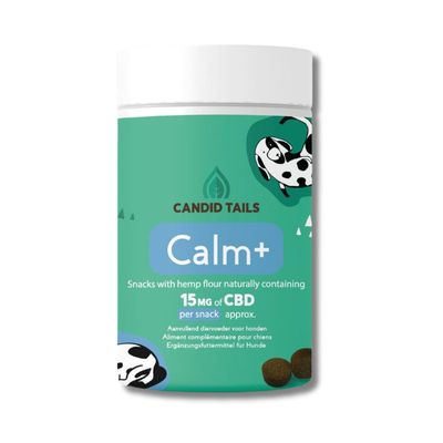 Candid Tails Calm+ Hennep Snacks met CBD Chien 150 g