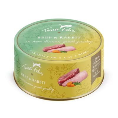 Terra Felis Chat Boeuf et Lapin 80 g