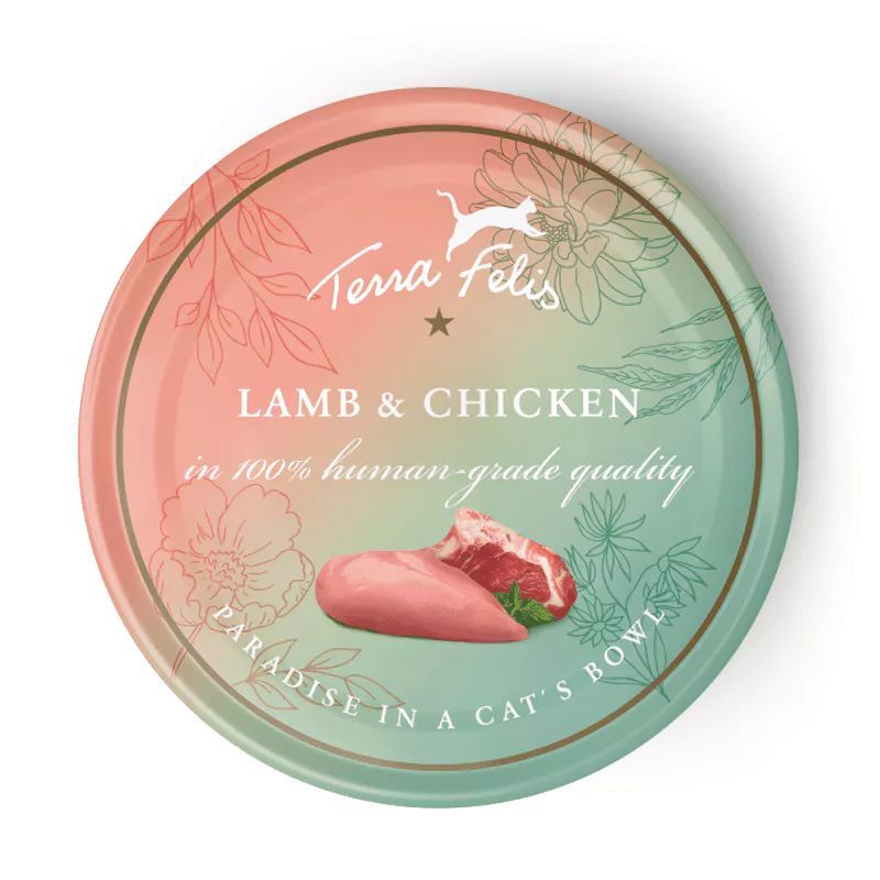 Terra Felis Chat Poulet et Agneau 80 g