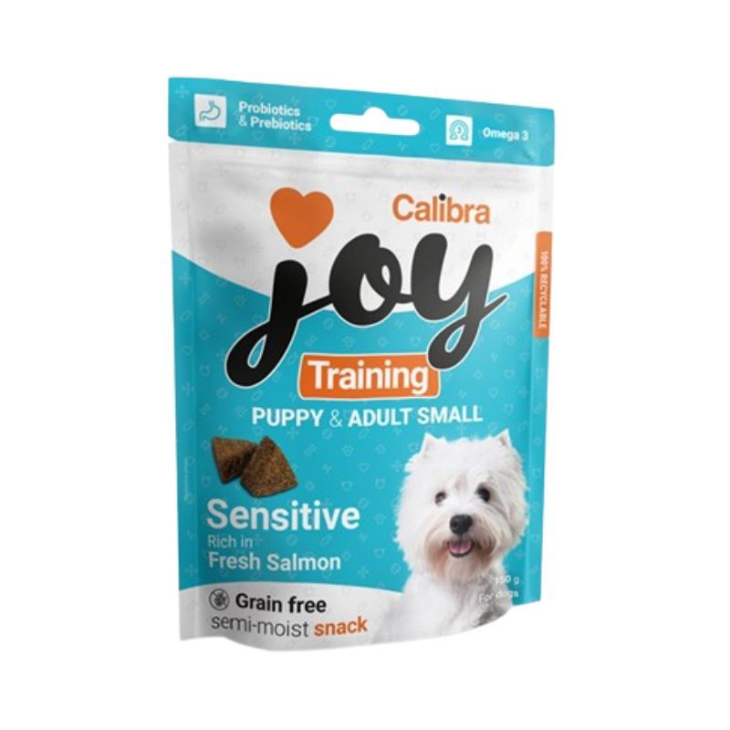 Calibra Joy Training Snack Chien Puppy Adult Small Sensitive Saumon 150 g