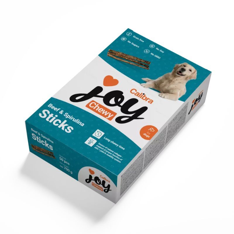 Calibra Joy Chewy Sticks Hond Rund en Spirulina 700 g