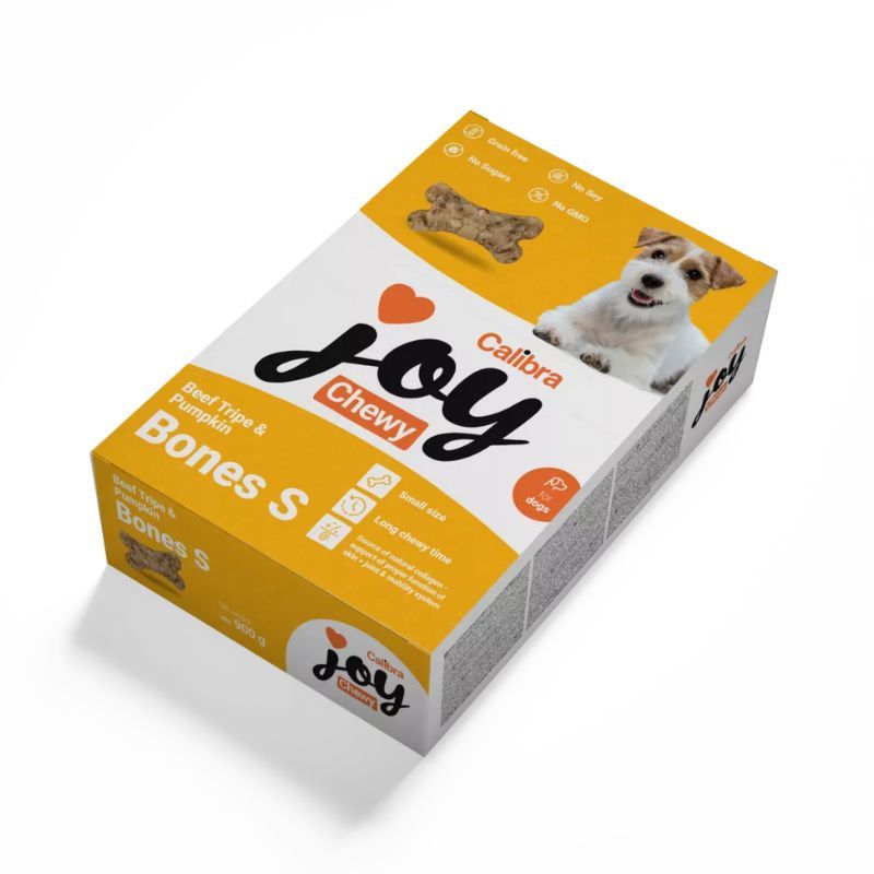 Calibra Joy Chewy Bones Small Hond Rund en Pompoen 900 g