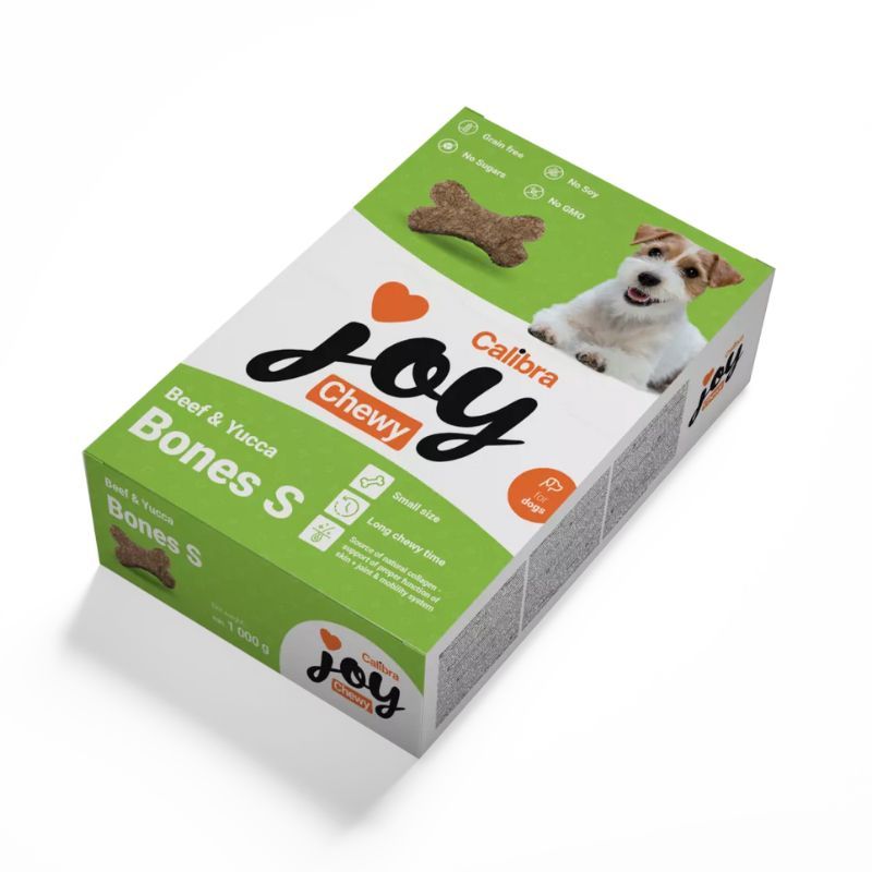 Calibra Joy Chewy Bones Small Hond Rund en Yucca 1000 g 3+1 GRATIS