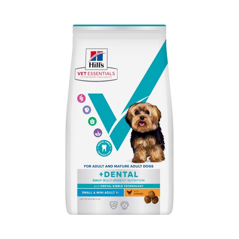 Hill's Vetessentials Multi-Benefit + Dental Hond Adult Small & Mini Hill's Vetessentials Multi-Benefit + Dental Hond Adult Small & Mini