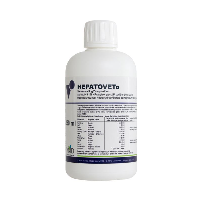 Hepatoveto, Inhoud: Hepatoveto 250 ml